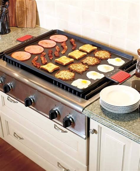gas stove griddle breakfast